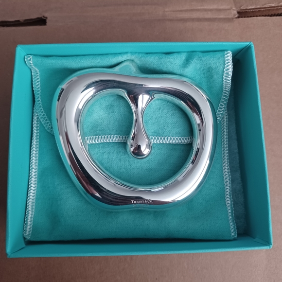 Vintage Tiffany & Co Sterling Silver Apple Baby Rattle - Picture 1 of 8